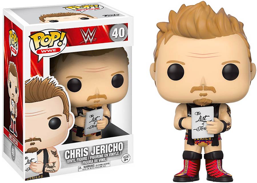 POP WWE 40 Chris Jericho Vinyl Figure