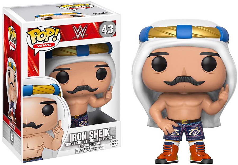 POP WWE 43 Iron Sheik Old School Vinyl Figure