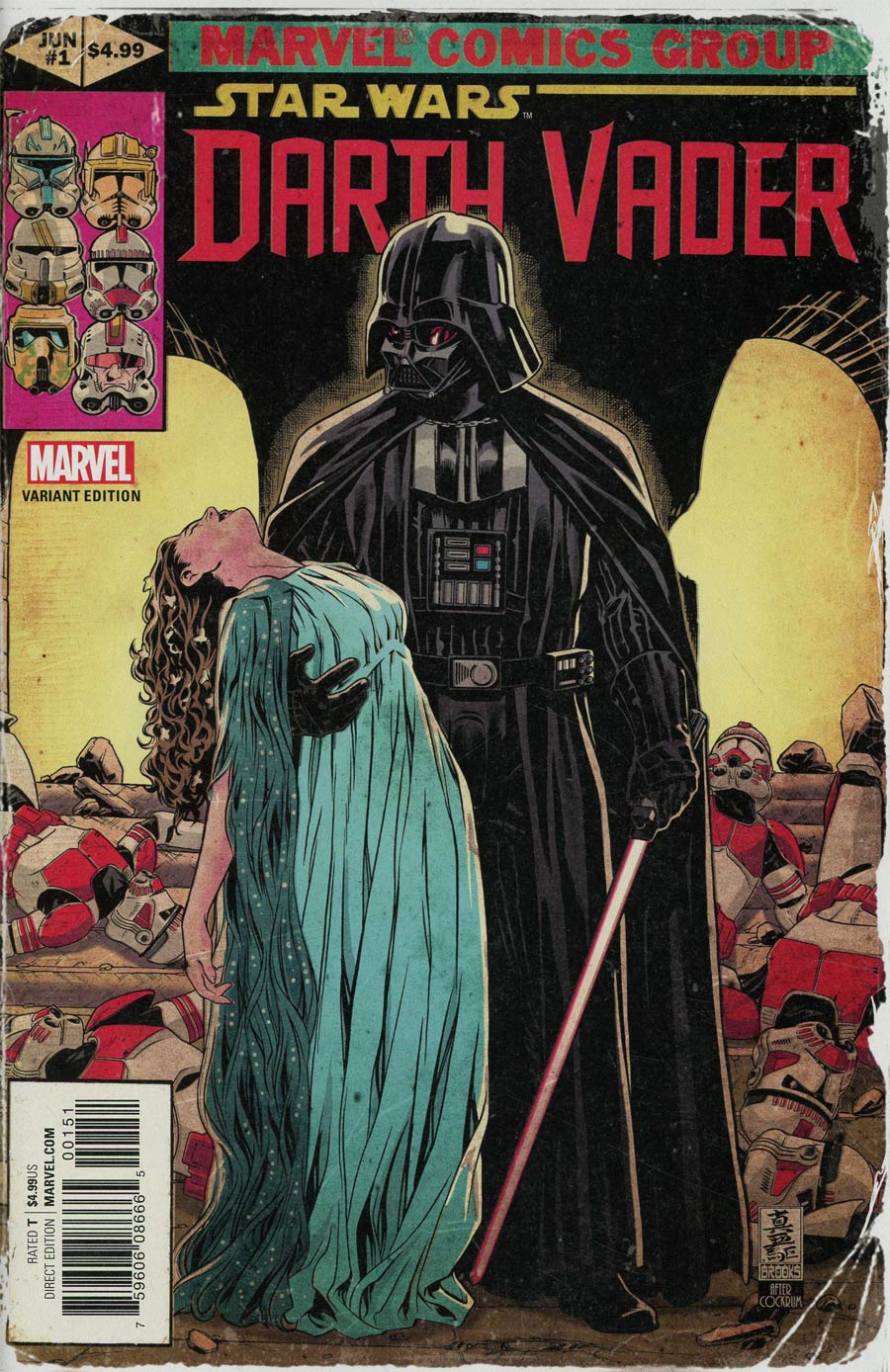 Darth Vader Vol 2 #1 Cover H Incentive Mark Brooks Homage Variant Cover