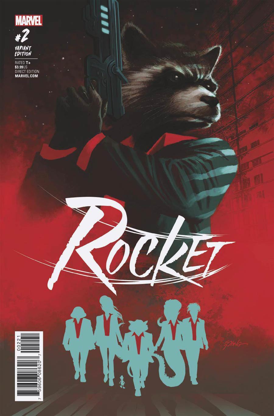 Rocket #2 Cover B Incentive Steve Epting Variant Cover