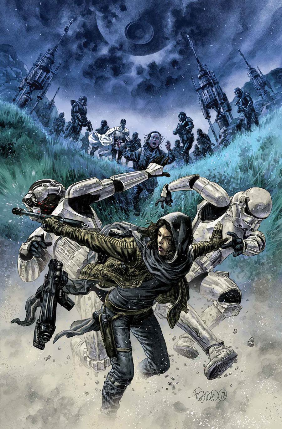 Star Wars Rogue One Adaptation #3 Cover B Incentive Duncan Fegredo Concept Variant Cover