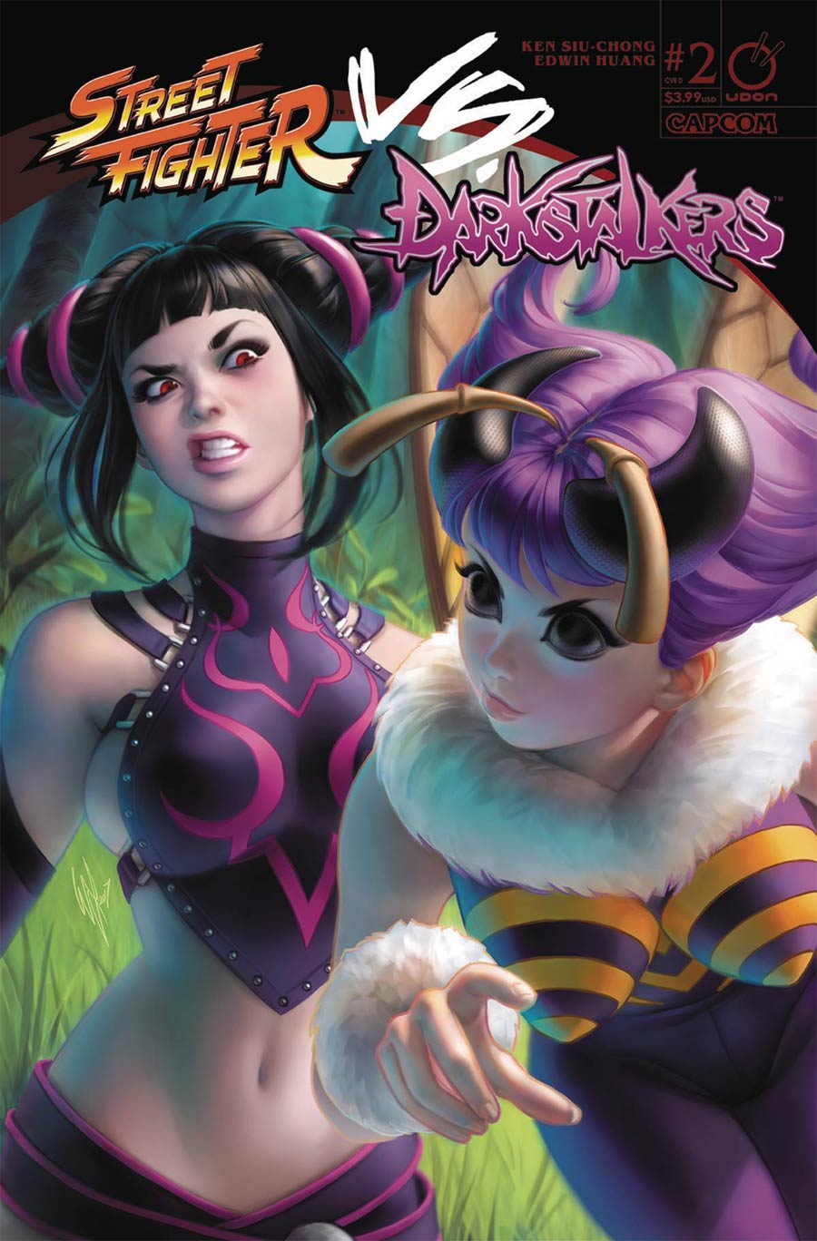 Street Fighter vs Darkstalkers #2 Cover D Incentive Warren Louw Guest Artist Variant Cover