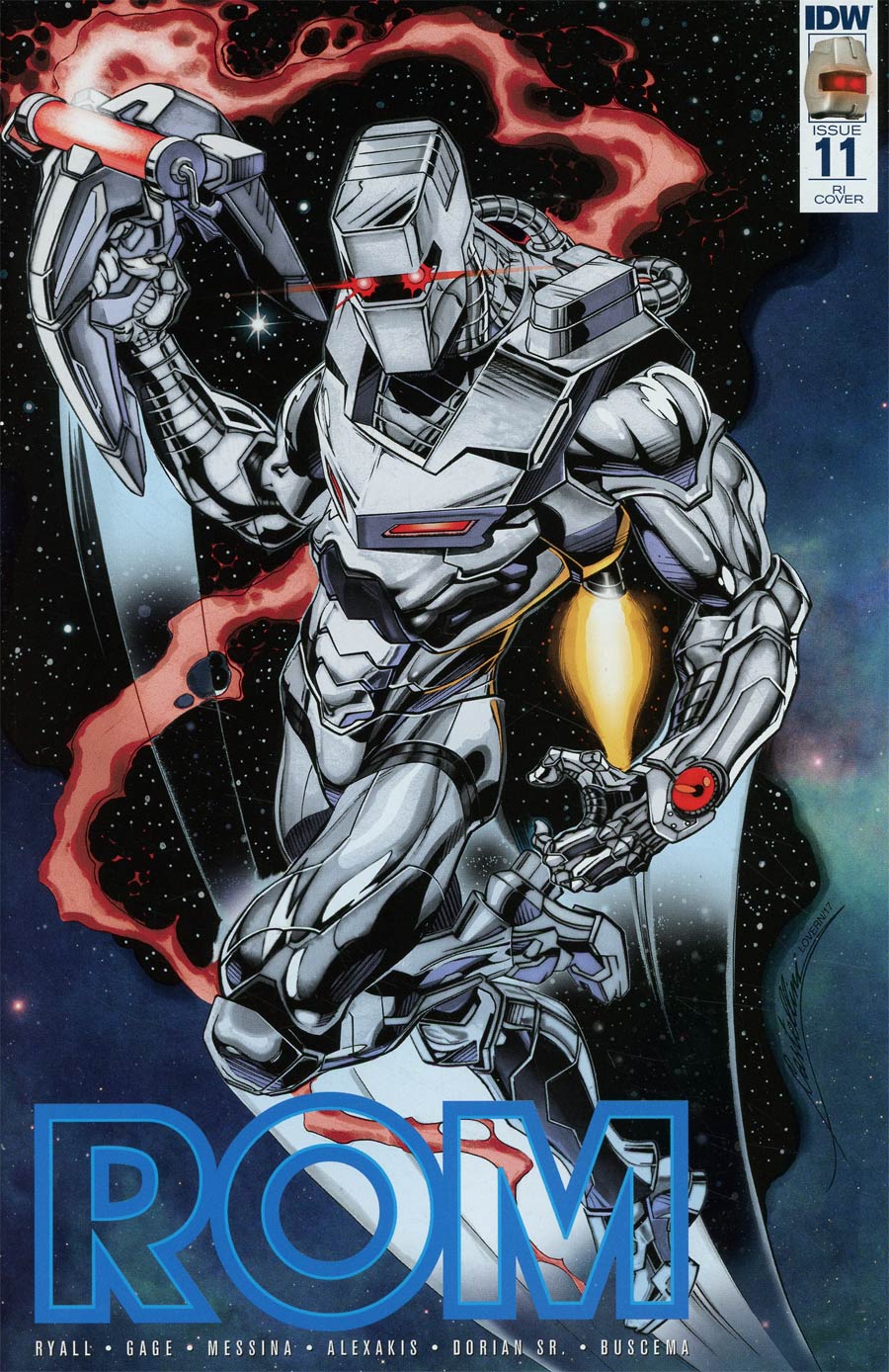 ROM Vol 2 #11 Cover E Incentive Claudio Castellini Variant Cover