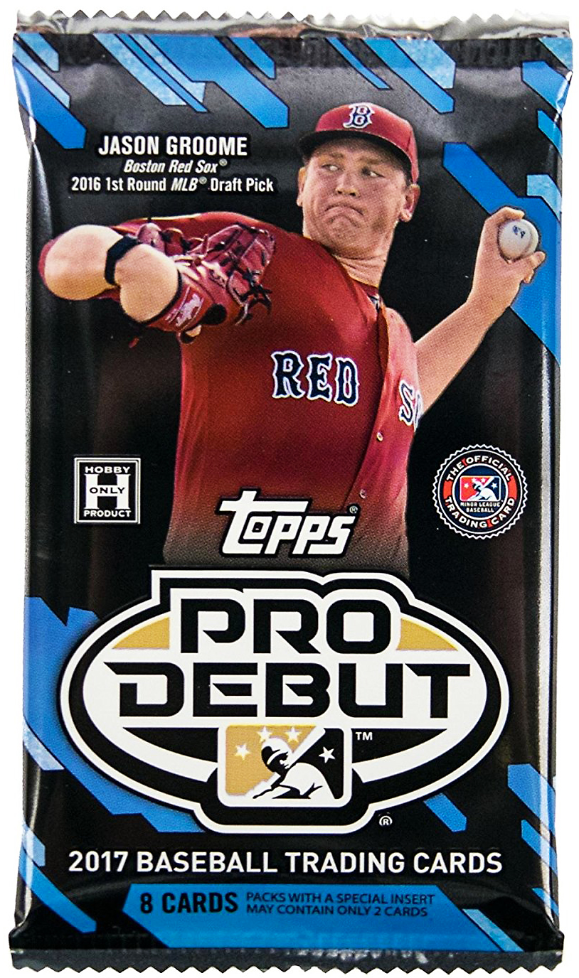 Topps 2017 Pro Debut Baseball Trading Cards Pack
