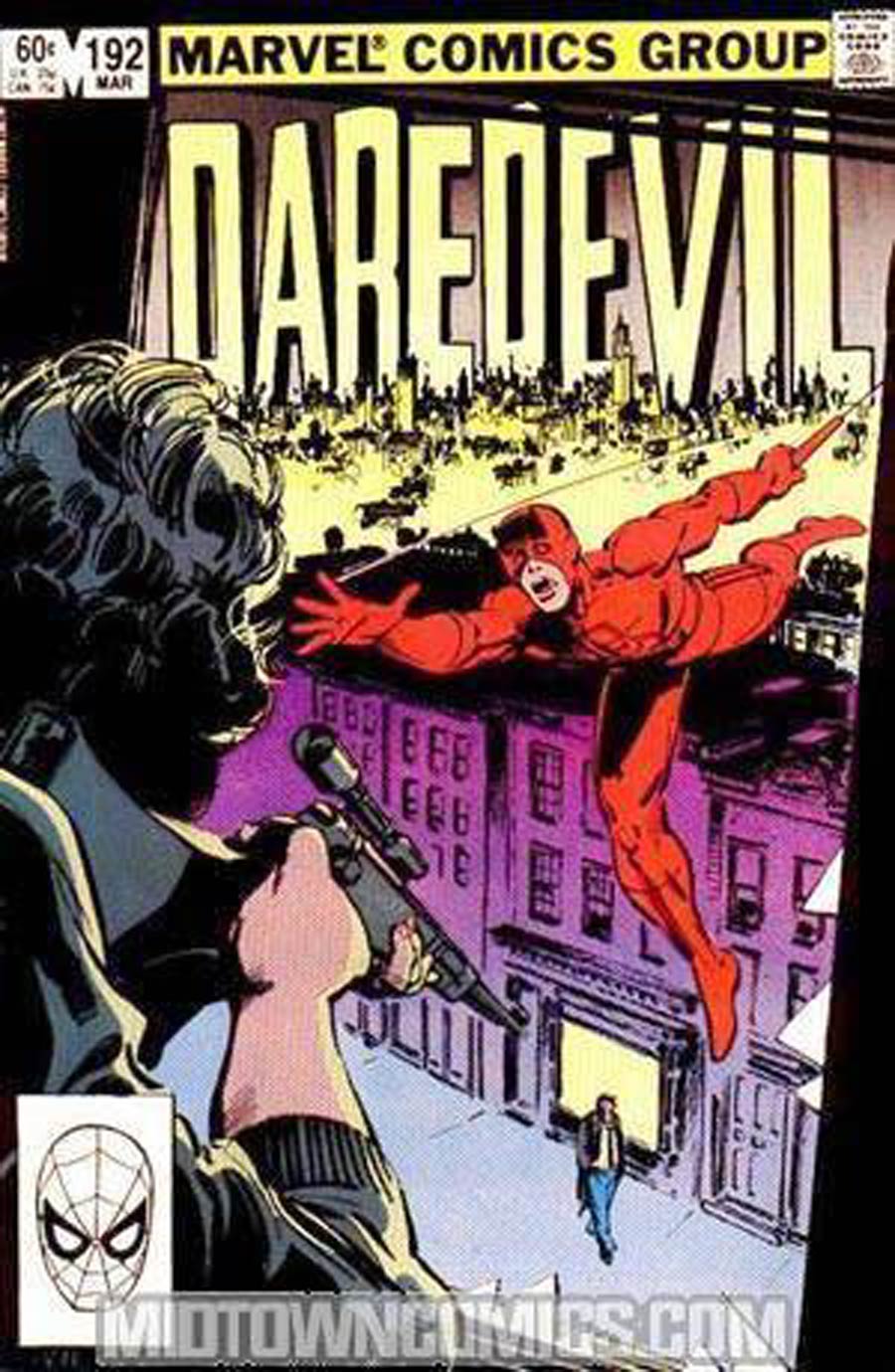 Daredevil #192 Cover B Without Tattooz