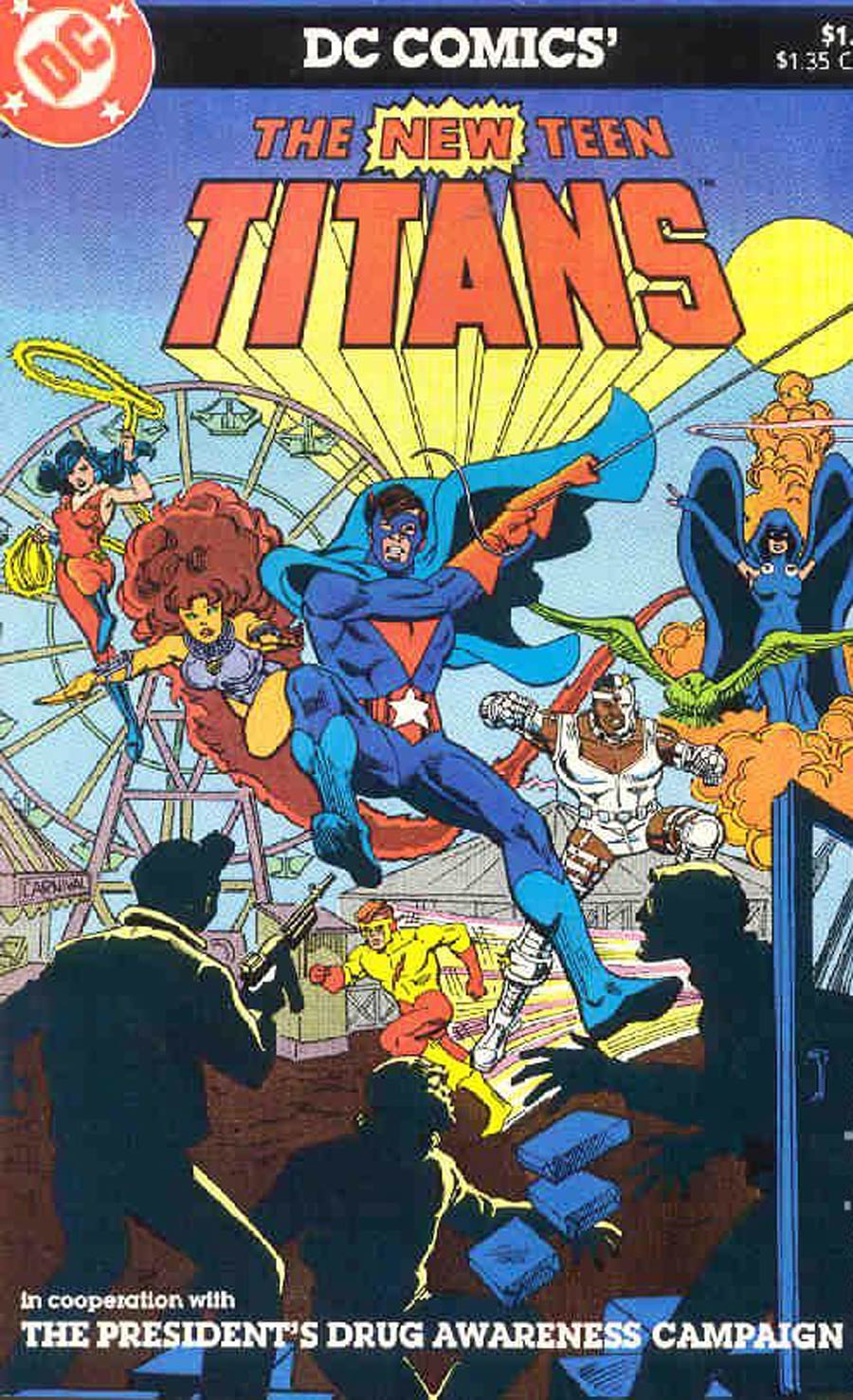 New Teen Titans Drug Awareness Campaign American Soft Drink Version Cover B Sales Edition
