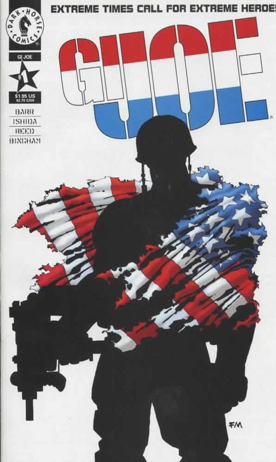 GI Joe #1 Cover D Red White And Blue Logo