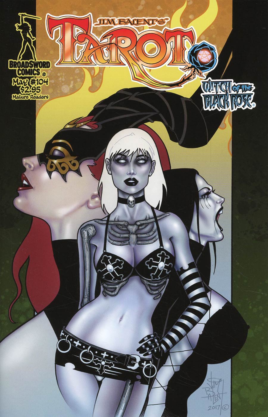 Tarot Witch Of The Black Rose #104 Cover B Regular Jim Balent Black Background Cover