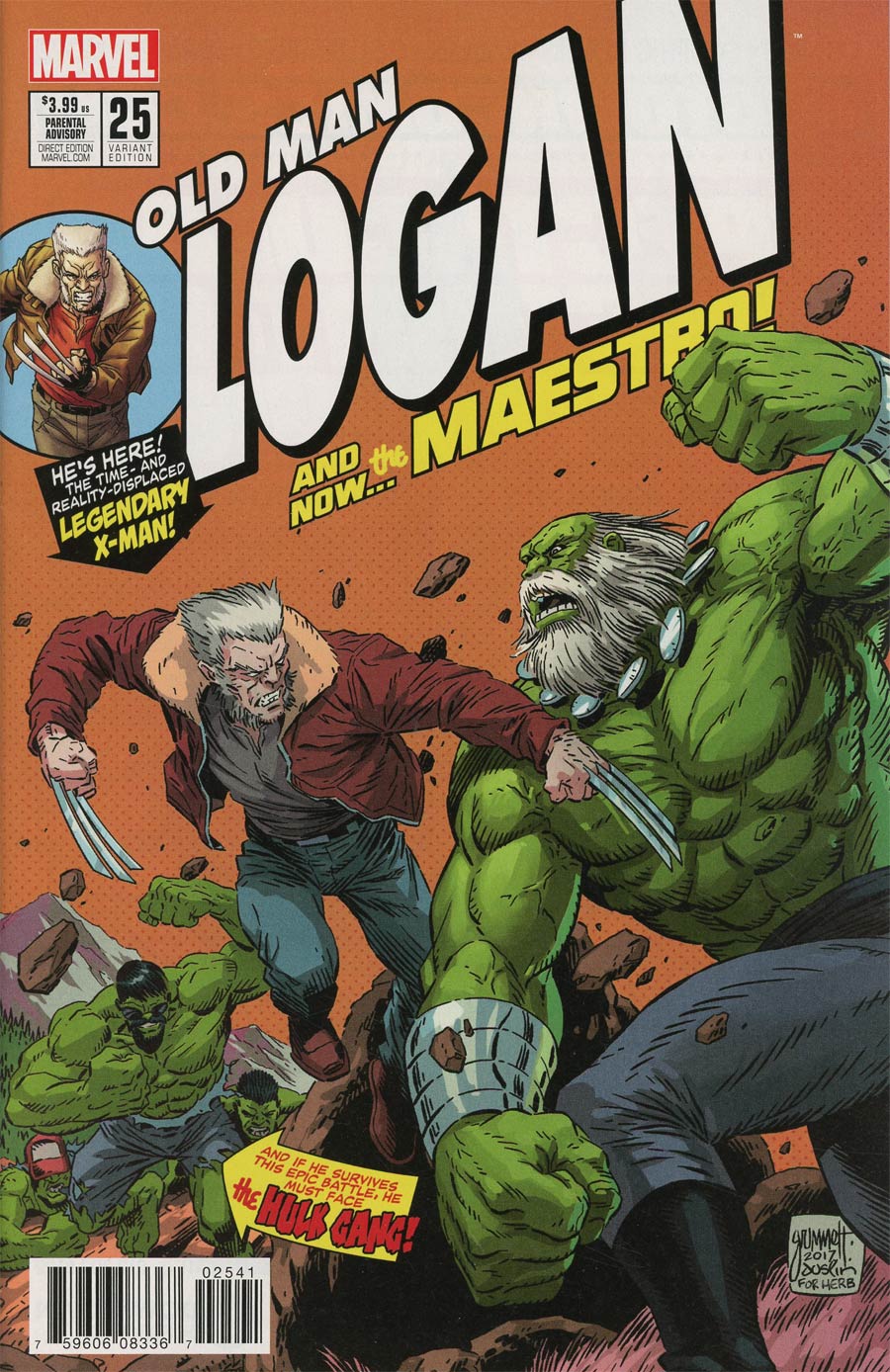 Old Man Logan Vol 2 #25 Cover C Incentive Tom Grummett Homage Variant Cover