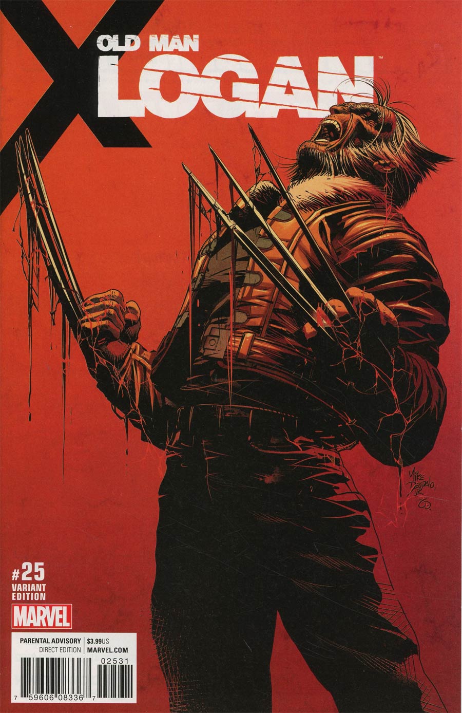 Old Man Logan Vol 2 #25 Cover D Incentive Mike Deodato Jr Teaser Variant Cover