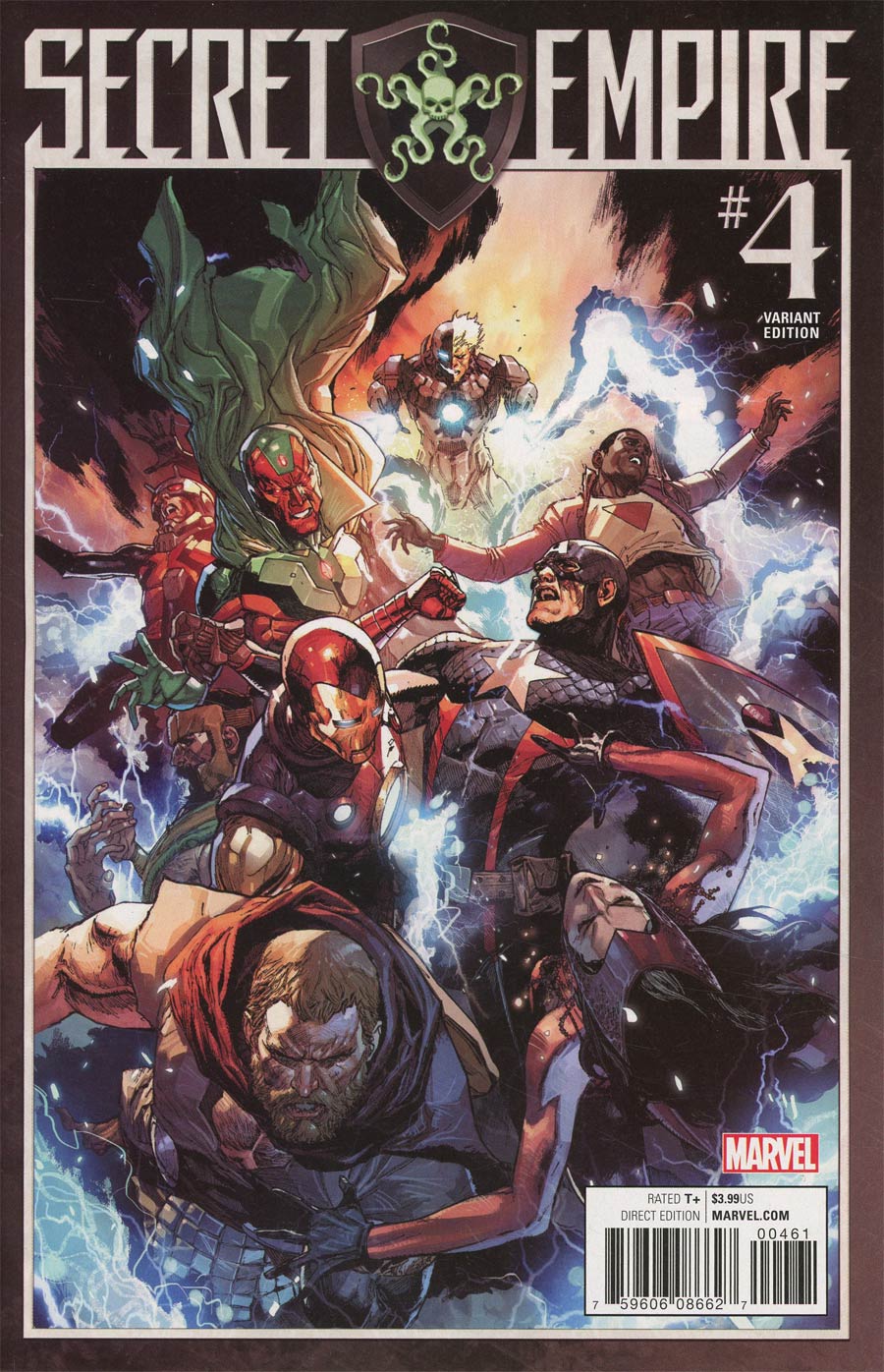 Secret Empire #4 Cover E Incentive Leinil Francis Yu Variant Cover