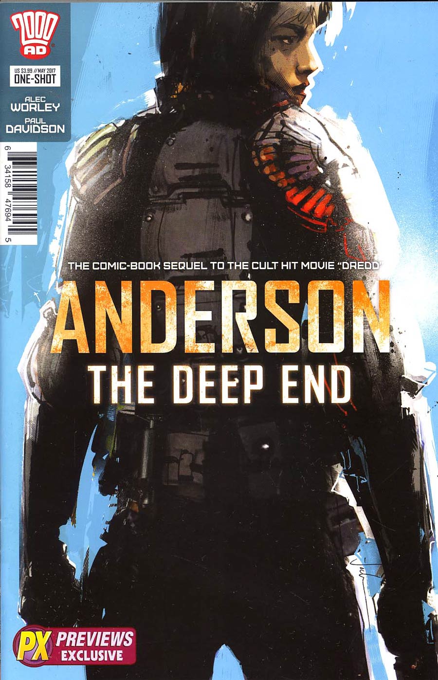 Anderson Deep End One Shot Cover B Incentive Jock UK Exclusive Variant Cover