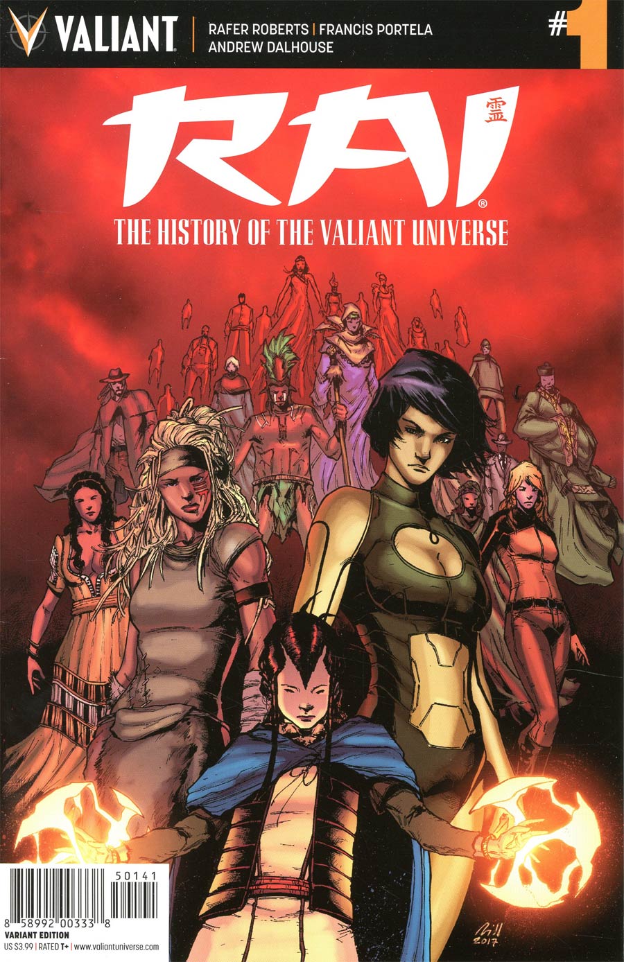 Rai History Of The Valiant Universe #1 Cover D Incentive Robert Gill Variant Cover