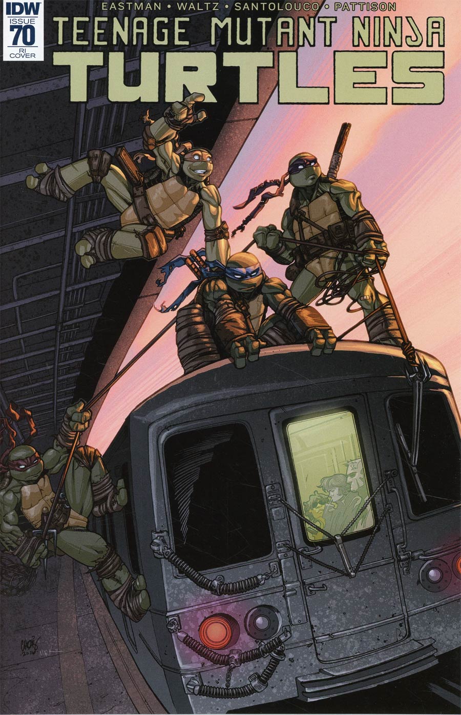 Teenage Mutant Ninja Turtles Vol 5 #70 Cover C Incentive Chris Johnson Variant Cover