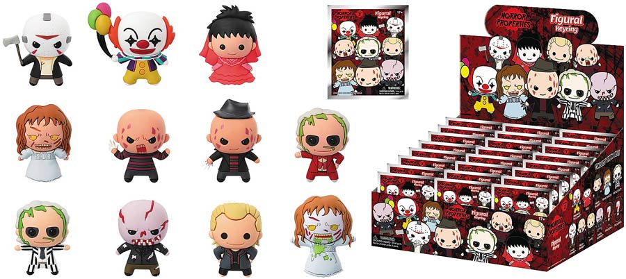 Horror Films Laser Cut Figural Keyring Series 2 Blind Mystery Box