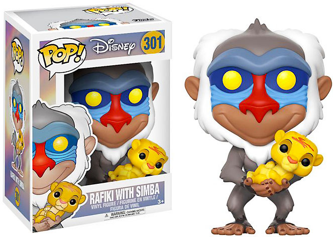 POP Disney 301 The Lion King Rafiki With Simba Vinyl Figure