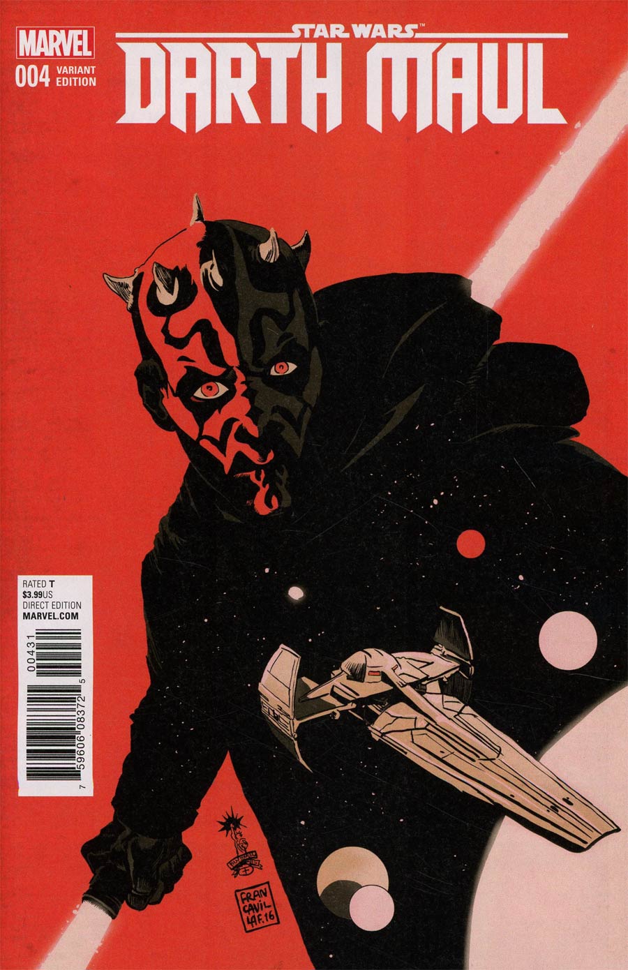 Star Wars Darth Maul #4 Cover D Incentive Francesco Francavilla Variant Cover