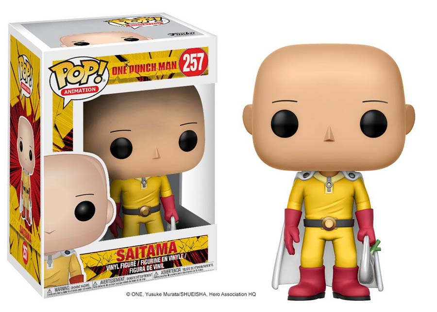 POP Animation 257 One-Punch Man Saitama Vinyl Figure
