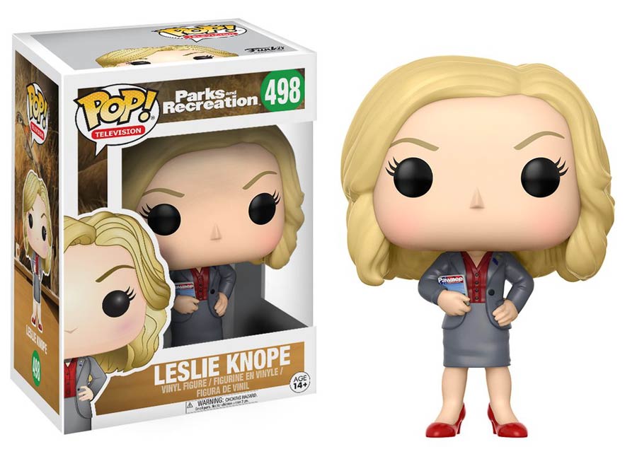 POP Television 498 Parks And Recreation Leslie Knope Vinyl Figure