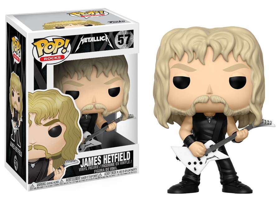 POP Rocks 57 Metallica James Hetfield Vinyl Figure