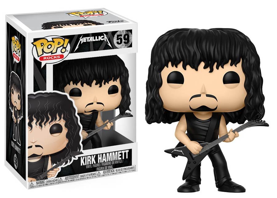 POP Rocks 59 Metallica Kirk Hammett Vinyl Figure