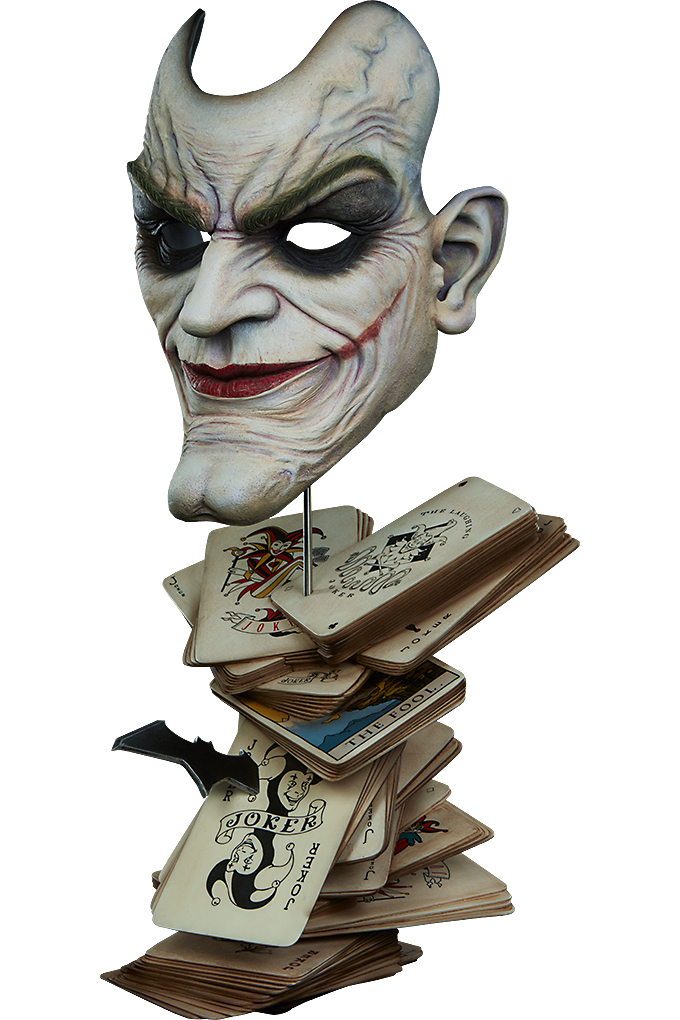 Joker Face Of Insanity Life-Size Bust