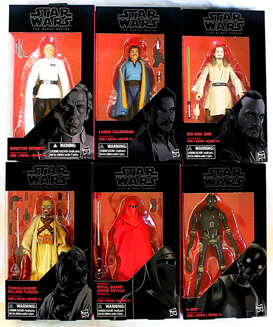 Star Wars Episode 7 Black Series Assortment Wave 2.17 Case Of 6 Figures