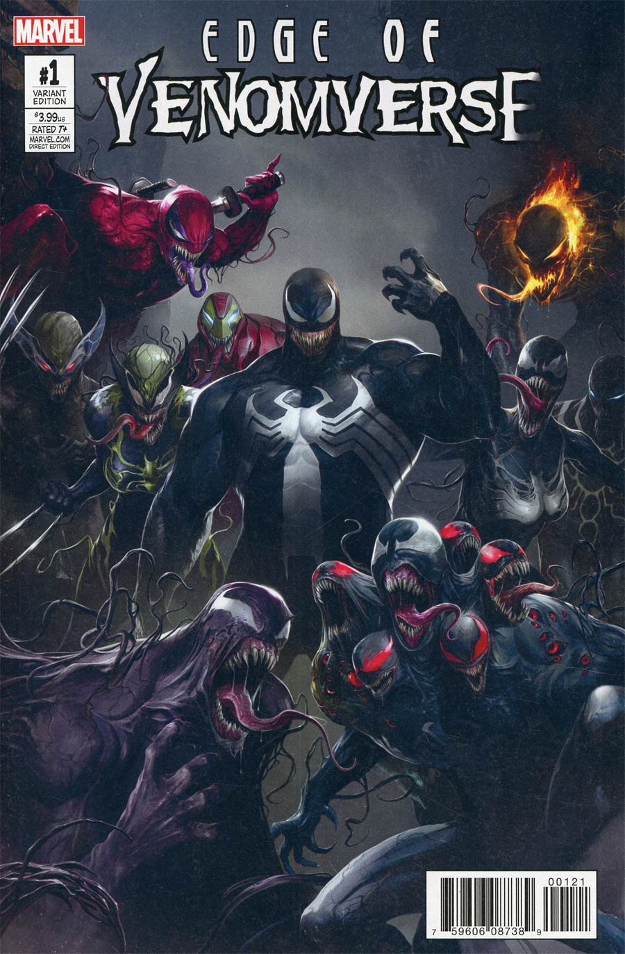 Edge Of Venomverse #1 Cover C Incentive Francesco Mattina Teaser Variant Cover