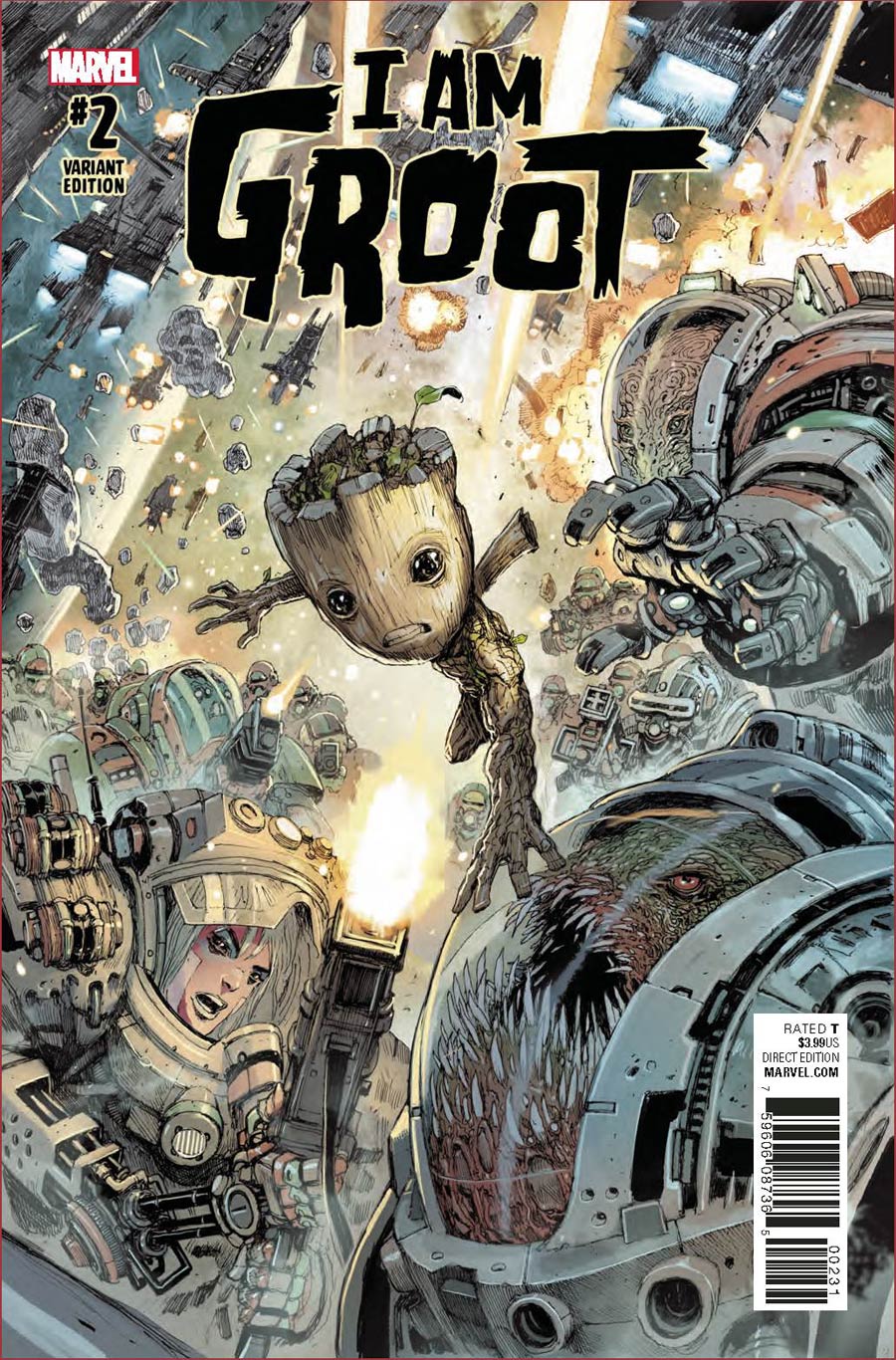 I Am Groot #2 Cover C Incentive Niko Henrichon Variant Cover