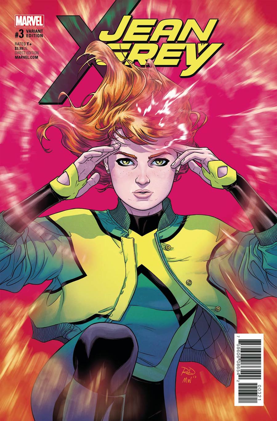 Jean Grey #3 Cover B Incentive Russell Dauterman Variant Cover