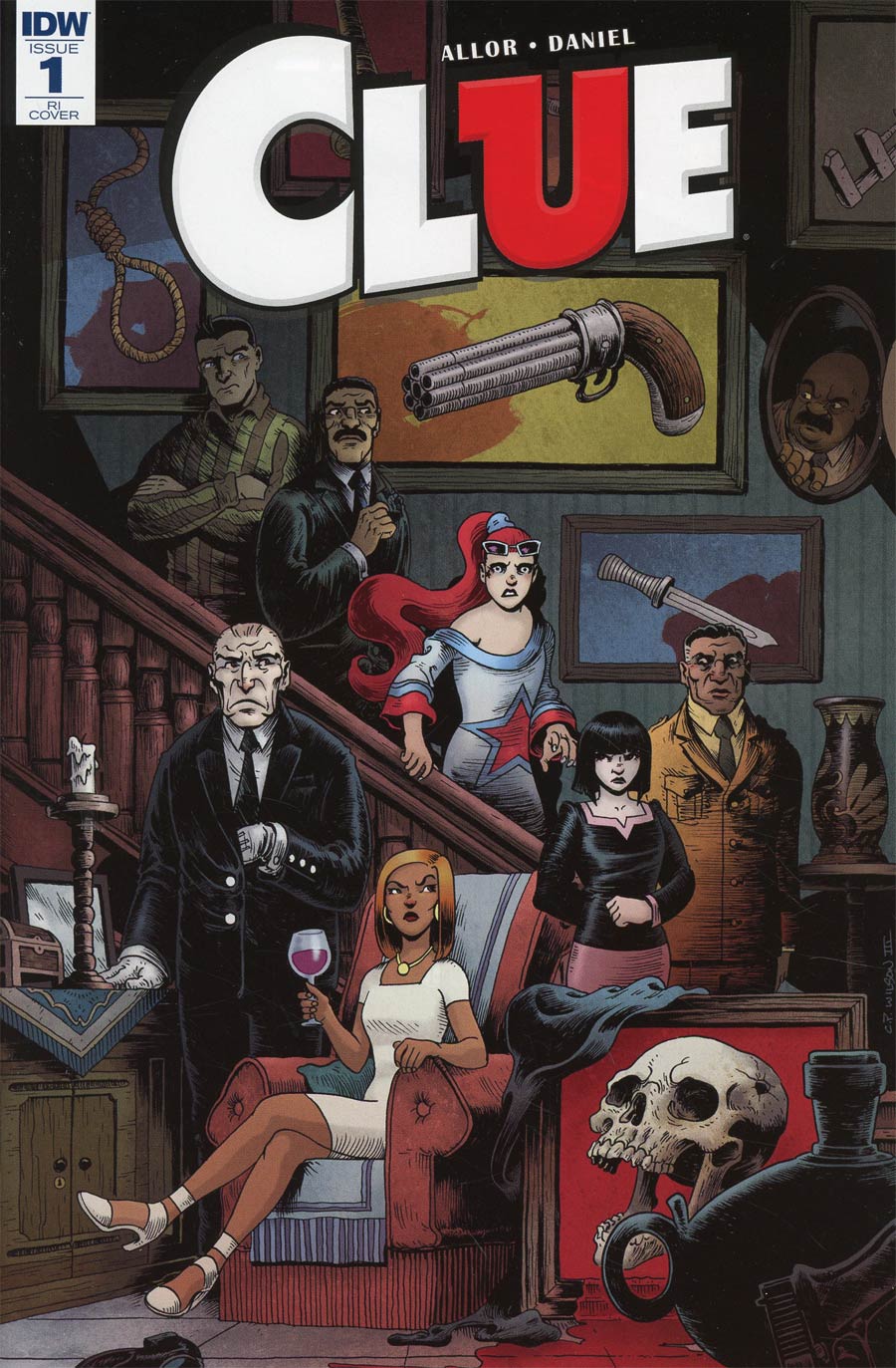 Clue #1 Cover D Incentive Charles Paul Wilson III Variant Cover