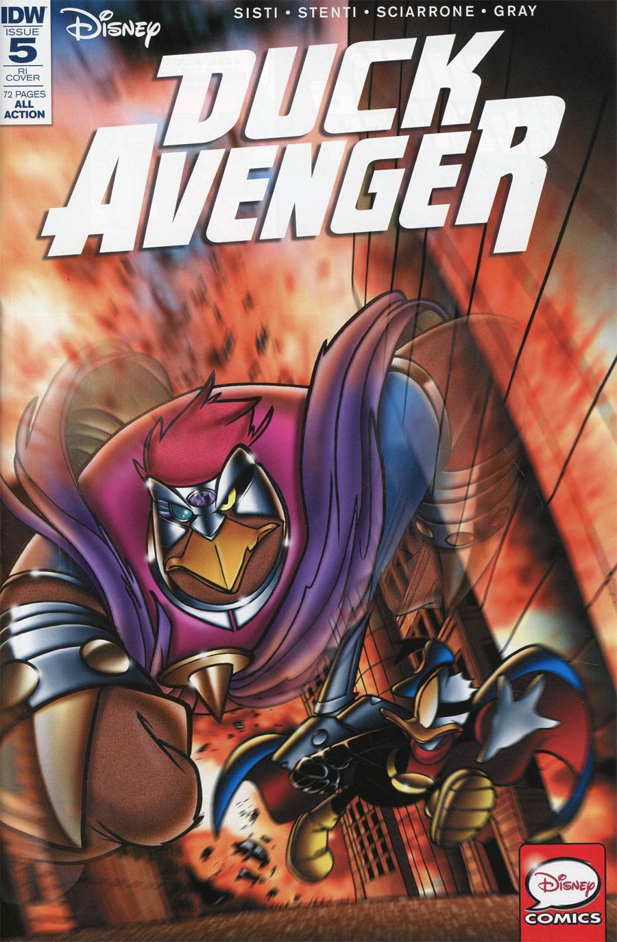 Duck Avenger #5 Cover C Incentive Claudio Sciarrone Variant Cover