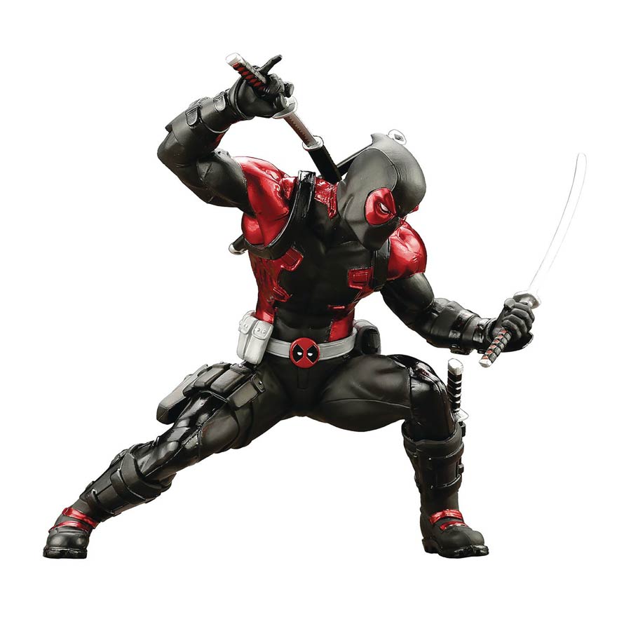 Marvel Now Deadpool Black Suit ARTFX Plus Statue