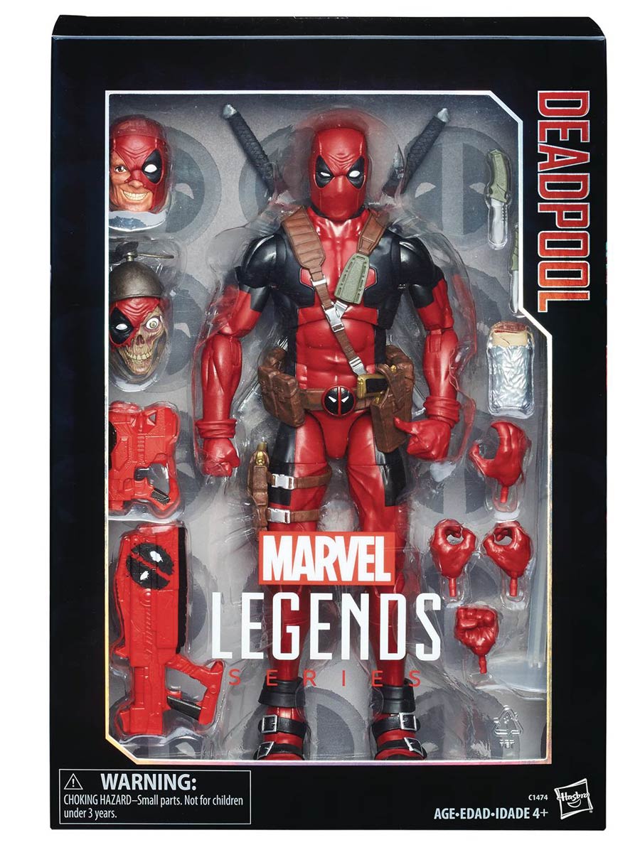 Marvel Legends Deadpool 12-Inch Action Figure Case