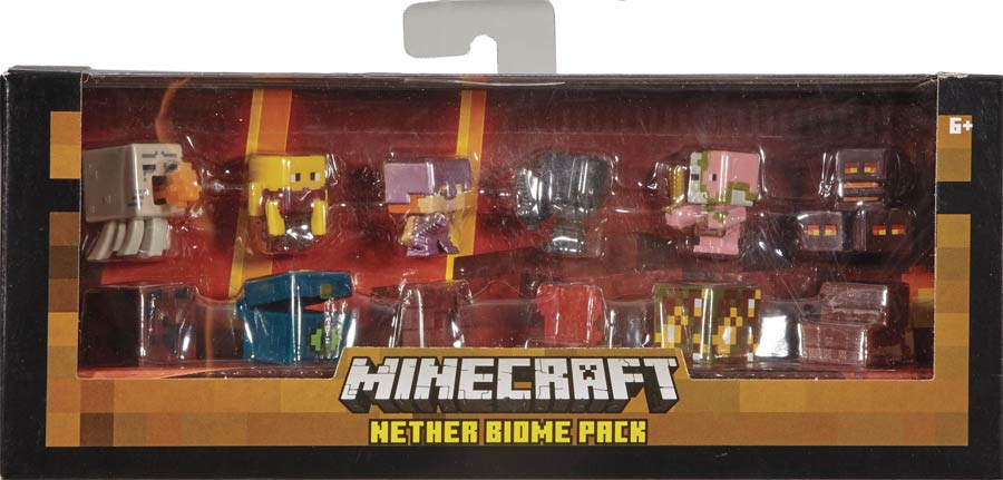 Minecraft Nether Biome Mini Figure Pack Case