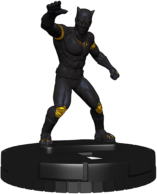 Marvel HeroClix Avengers Defenders War #101 Black Panther The Man Without Fear Mini Figure With Card