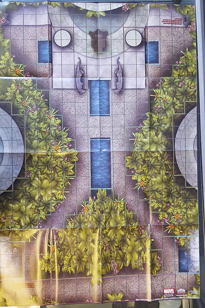 Marvel HeroClix Avengers Defenders War Wakanda Outdoor / Dark Dimension Outdoor Map