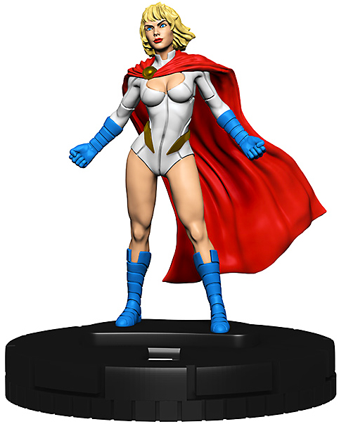 DC HeroClix Earth-2 Worlds Finest #D17-002 Power Girl Mini Figure With Card