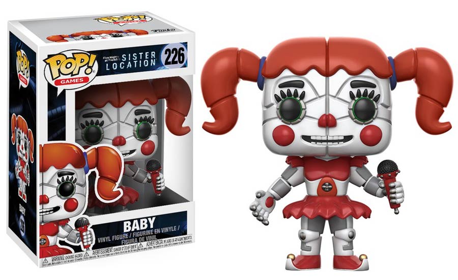 POP Games 226 Five Nights At Freddies Sister Location Circus Baby Vinyl Figure