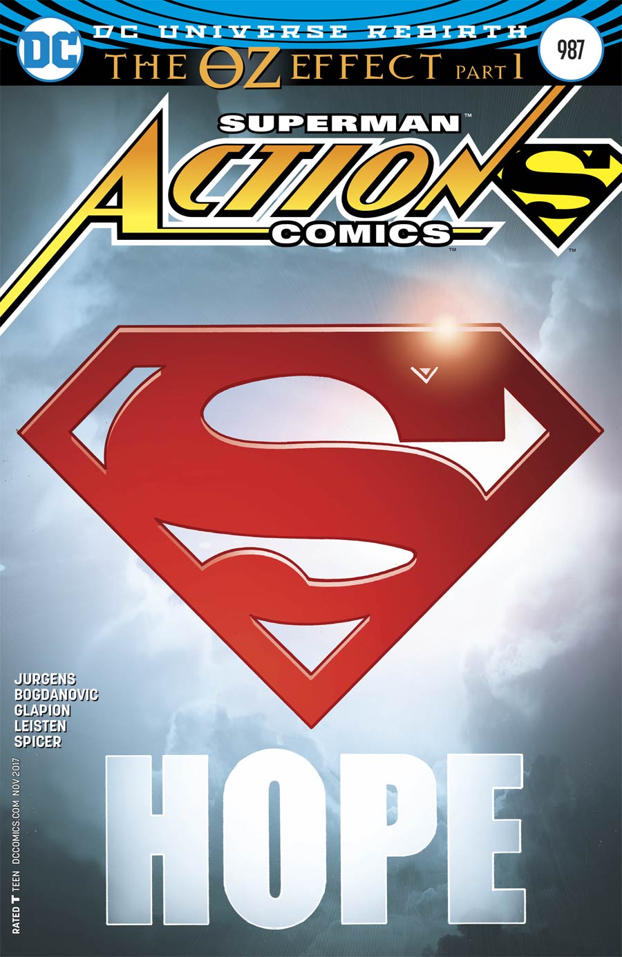 Action Comics Vol 2 #987 Cover B Variant Nick Bradshaw Non-Lenticular Cover