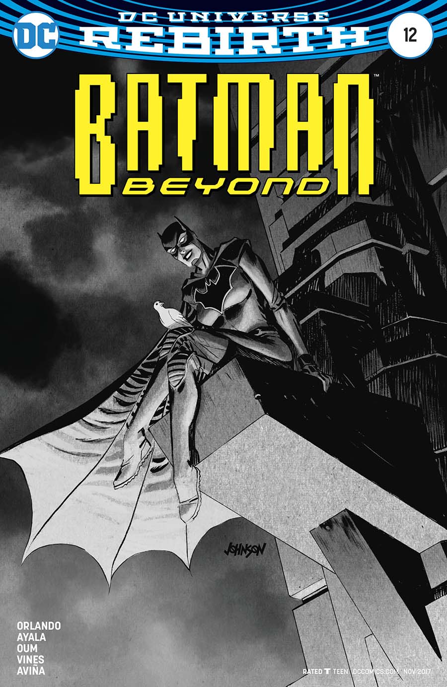 Batman Beyond Vol 6 #12 Cover B Variant Dave Johnson Cover