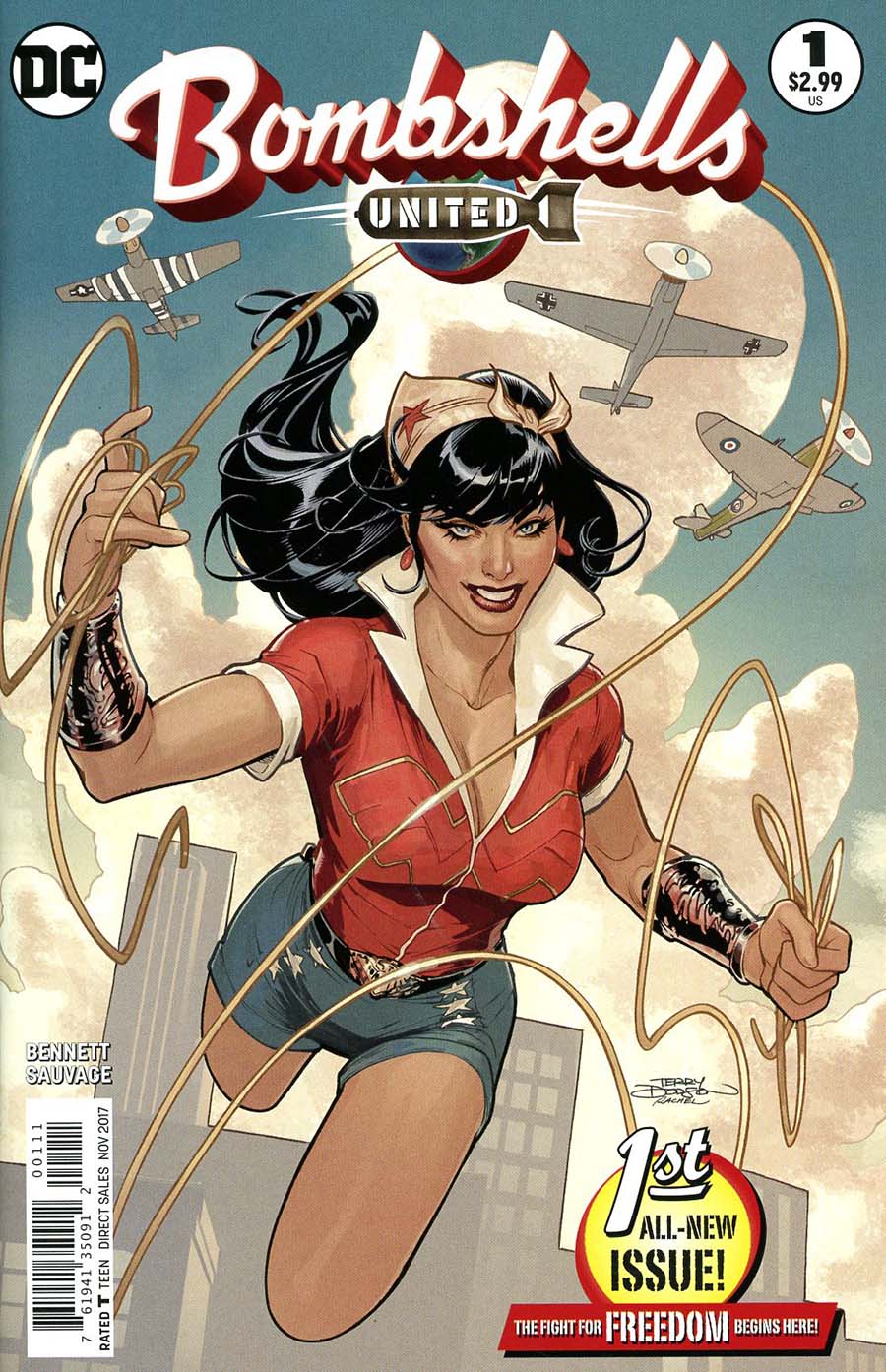 Bombshells United #1 Cover A Regular Terry Dodson & Rachel Dodson Cover