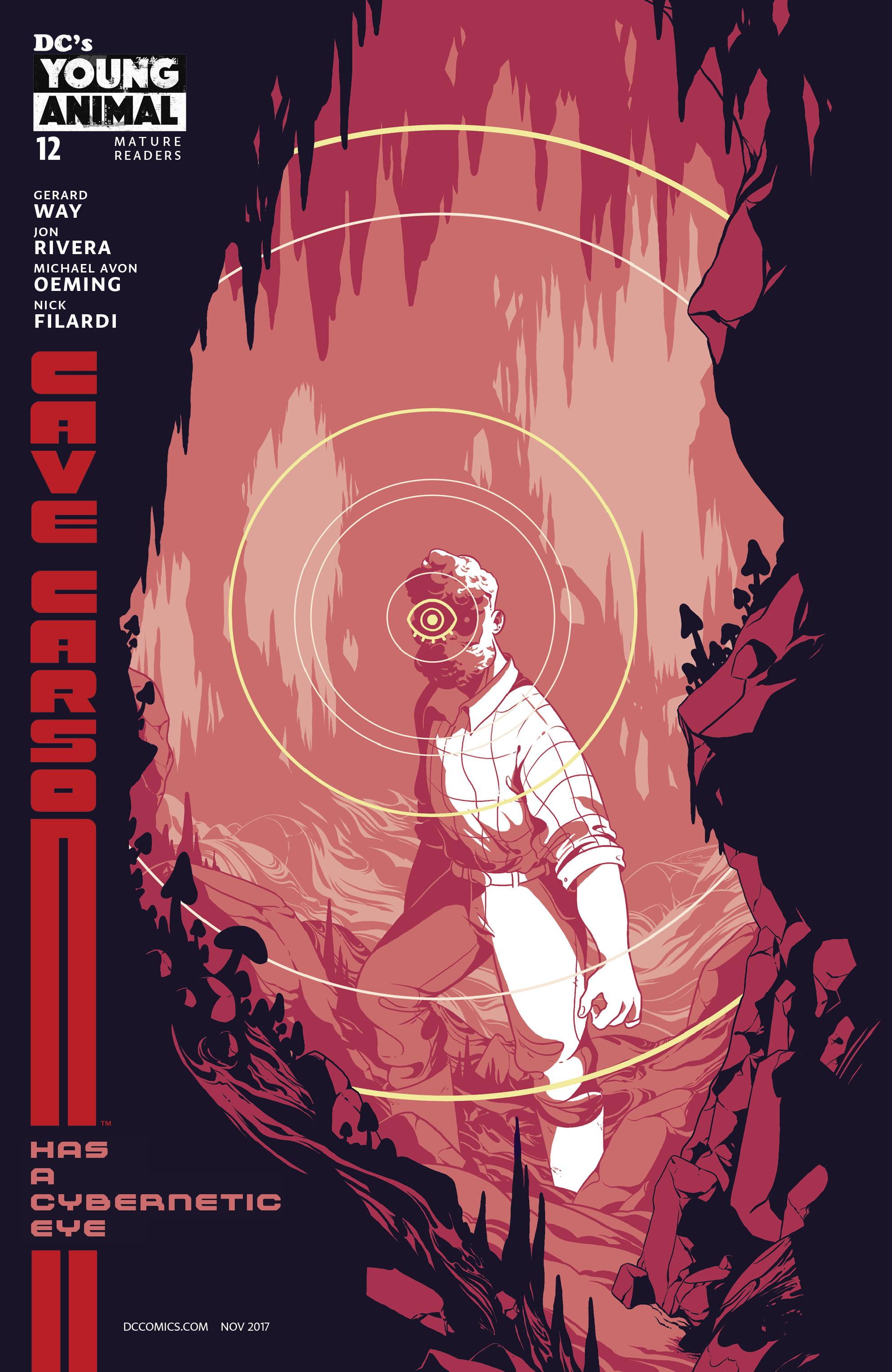 Cave Carson Has A Cybernetic Eye #12 Cover B Variant Rosemary Valero-Oconnell Mondo Cover