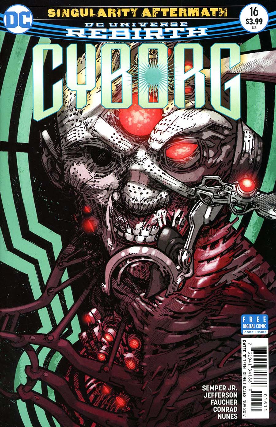 Cyborg Vol 2 #16 Cover A Regular Eric Canete Cover