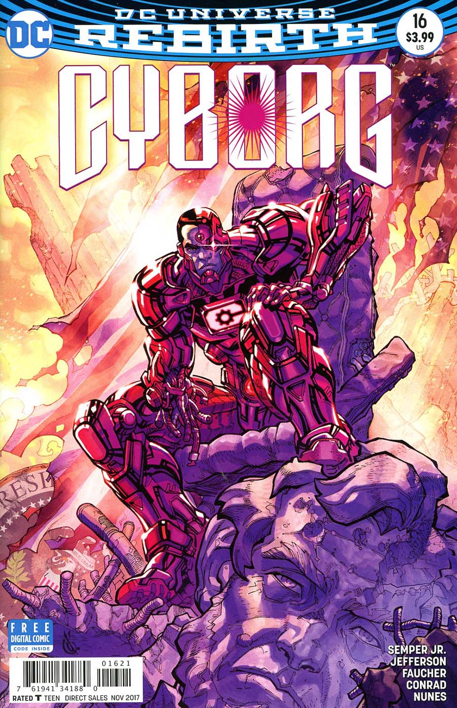 Cyborg Vol 2 #16 Cover B Variant Carlos DAnda Cover