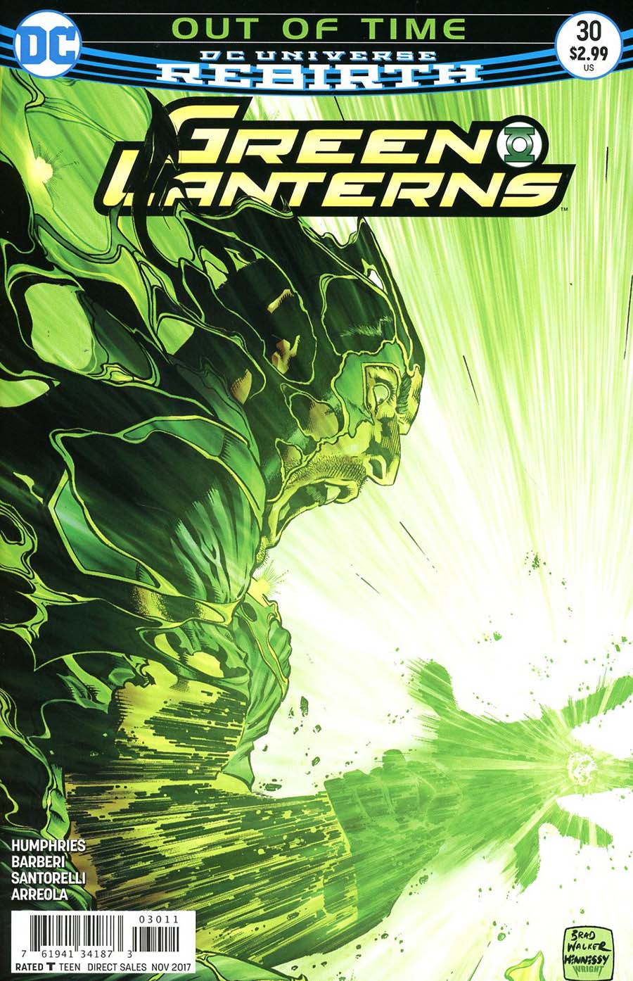 Green Lanterns #30 Cover A Regular Brad Walker & Drew Hennessy Cover