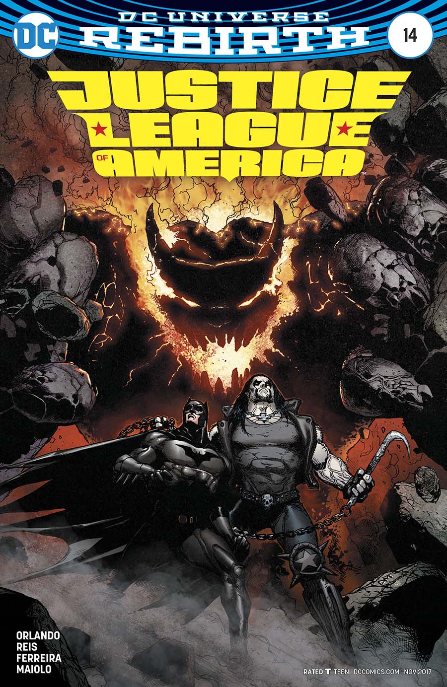 Justice League Of America Vol 5 #14 Cover B Variant Doug Mahnke Cover