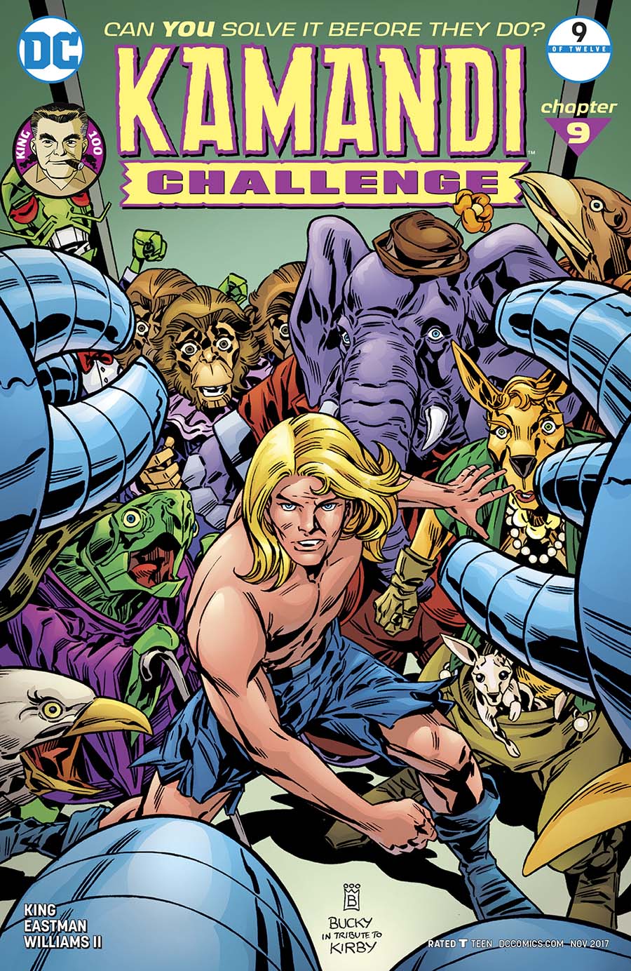 Kamandi Challenge #9 Cover A Regular Mark Buckingham Cover