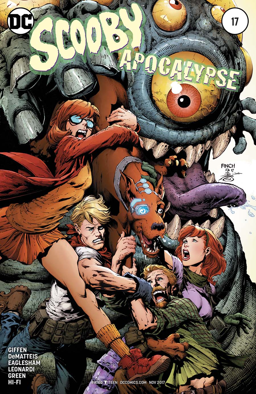 Scooby Apocalypse #17 Cover B Variant David Finch Cover