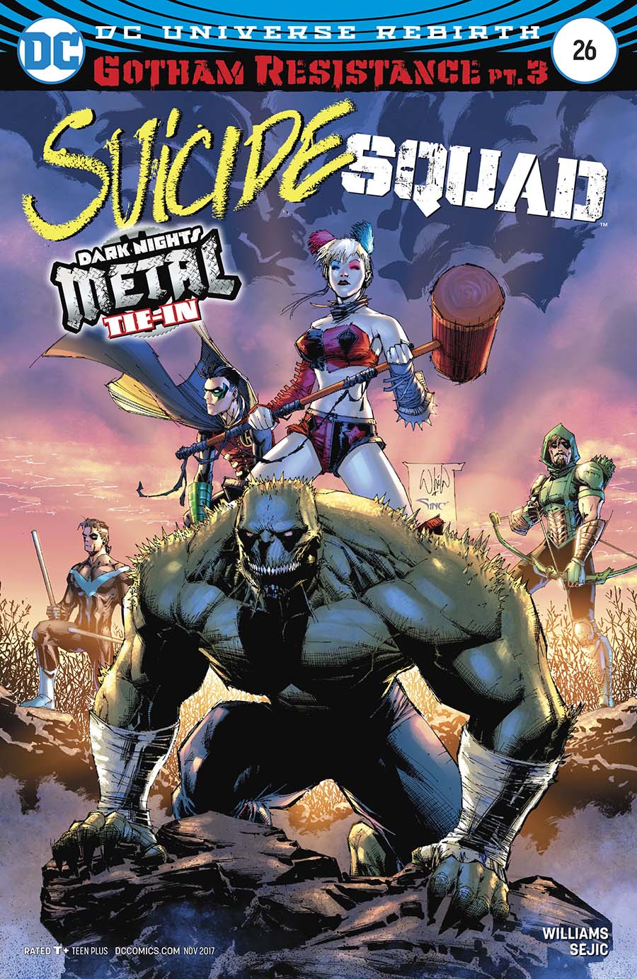 Suicide Squad Vol 4 #26 Cover B Variant Whilce Portacio Cover (Gotham Resistance Part 3)(Dark Nights Metal Tie-In)